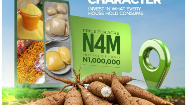 Earn Yearly from Cassava Farming, Ikore Farms Estate Nigeria