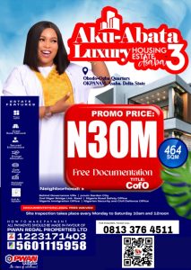 Affordable Land For Sale in Nigeria: Aku-Abata Housing Estate 3, Okpanam