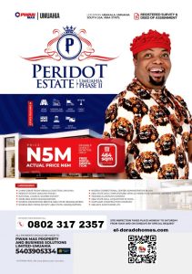 Affordable Land For Sale in Nigeria: Peridot Estate Ubakala