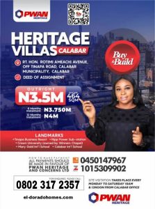 Land in Calabar For Sale, Cross River State