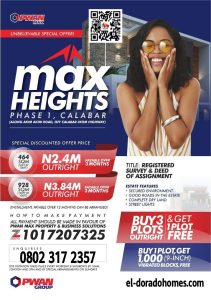 Land in Calabar For Sale, Cross River