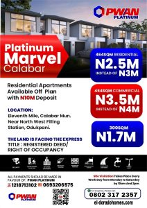 Land in Calabar For Sale, Cross River