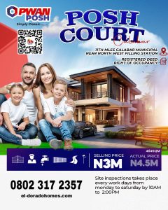 Affordable Land For Sale  in Calabar: Posh Court Estate, 11th Mile