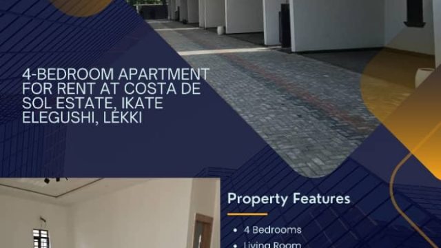 🏡 Luxury Apartments for Rent in Lekki | Costa De Sol Estate, Ikate Elegushi | 4-Bedroom Homes Tour