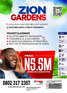 Affordable Land For Sale in Port Harcourt