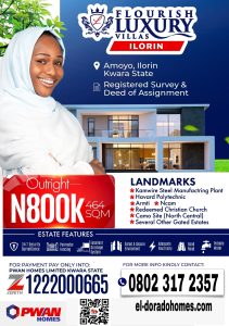 Affordable Land For Sale in Ilorin: Flourish Luxury Villas