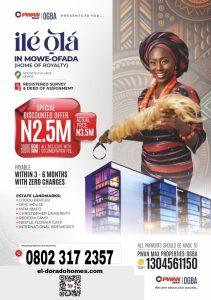 Affordable Land for Sale in Mowe Ofada: Ile Ola Estate, Adewolu Village