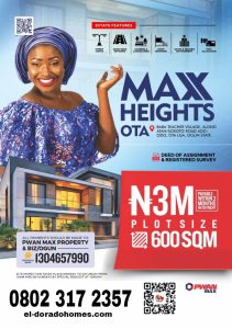 Affordable Land For Sale in Ota: MAX Heights Estate, Baba Teacher Village