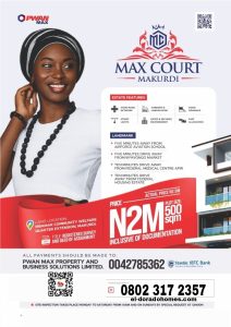  Affordable Land For Sale in Makurdi: MAX Court Estate – Your Gateway to Prosperity!