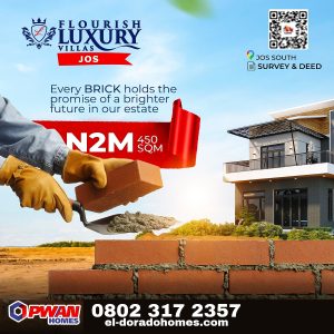 Affordable Land For Sale in Jos: Flourish Luxury Villas Estate, Gwen Shen D.