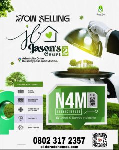 Affordable Land for Sale in Asaba – Jason’s Court Estate, Admiralty Drive