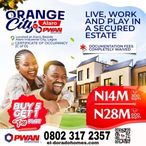 Affordable Land for Sale in Lekki | Orange City Estate, Alaro Lagos