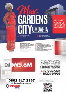 Affordable Land For Sale in Umuahia: MAX Gardens City Estate