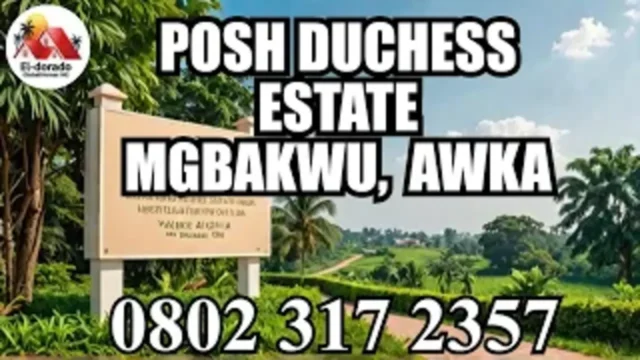 Cheap Land in Awka Anambra, Posh Duchess Estate Awka, Pre-Launch Land Offer 2025, Affordable Plots Awka Nigeria, Real Estate Investment Awka, Buy Land in Anambra State, High ROI Property Nigeria