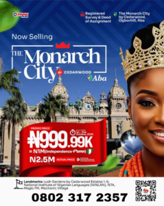 Buy Affordable Land in Aba Now, Monarch City Estate Ogbor Hill