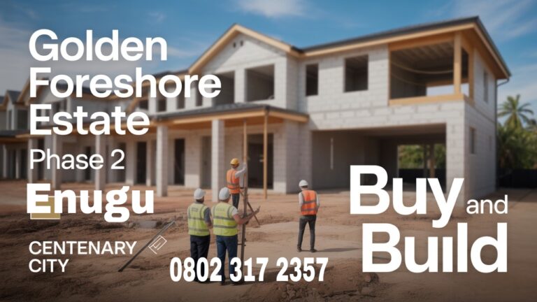 Where to Buy Land in Enugu, 🔑 Golden Foreshore Estate (Prime Location)
