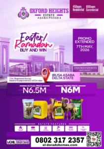 Genuine Land For Sale in Asaba, Oxford Heights Estate Phase 1 Near Major Landmarks