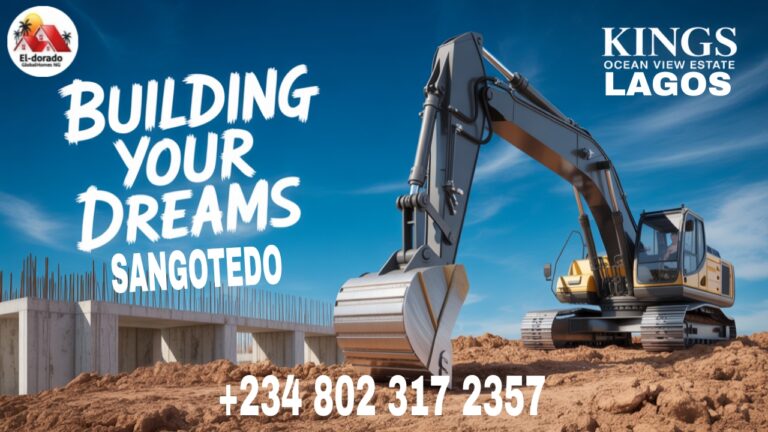 Buy and Build in Sangotedo Lagos, Premium Land with C of O Title