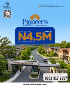 Fast-Growing Estate in Port Harcourt, Pioneer Gardens Omagwa Junction