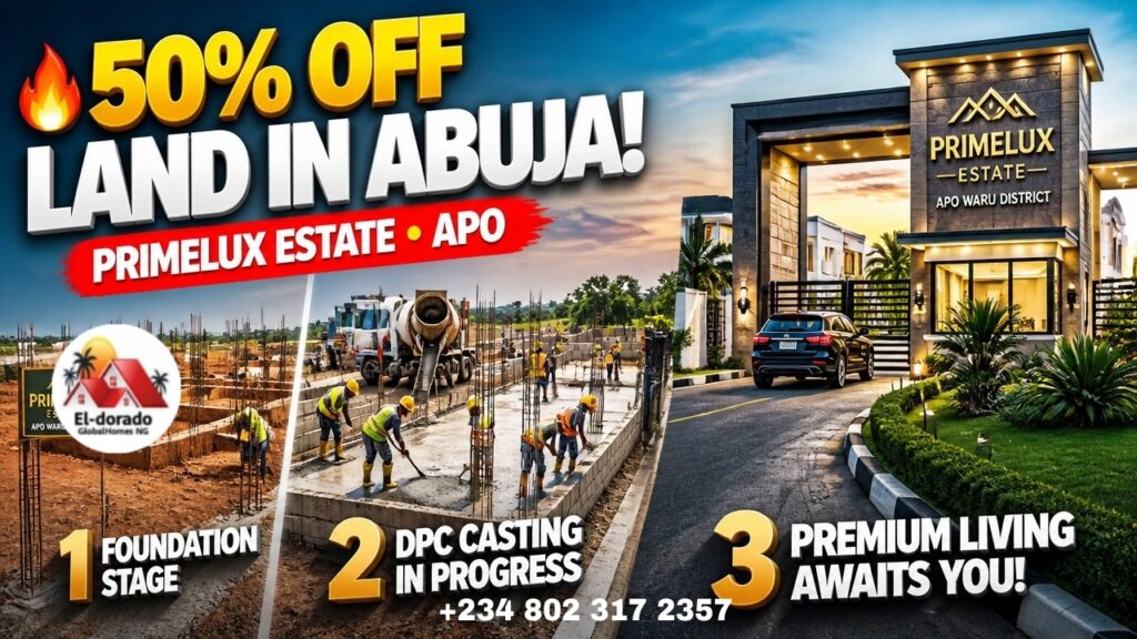 5 Powerful Reasons to Buy Prime Land in Abuja, Inside Primelux Exclusive Estate
