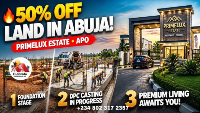 5 Powerful Reasons to Buy Prime Land in Abuja, Inside Primelux Exclusive Estate