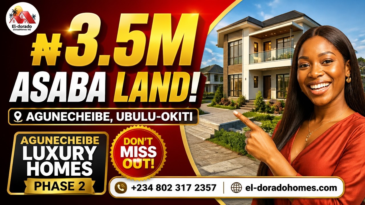 Don’t Miss 3 Deals at Agunecheibe Luxury Homes Phase 2 Asaba